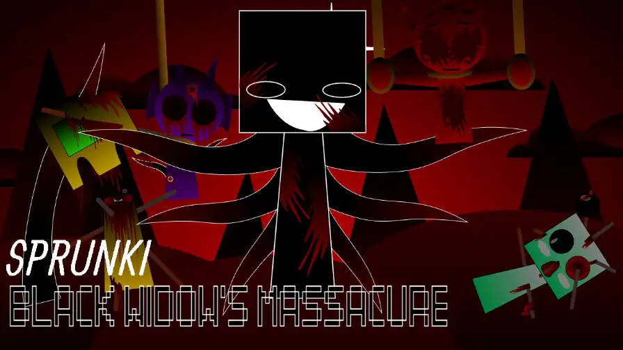 Sprunki - BLACK WIDOW MASSACRE