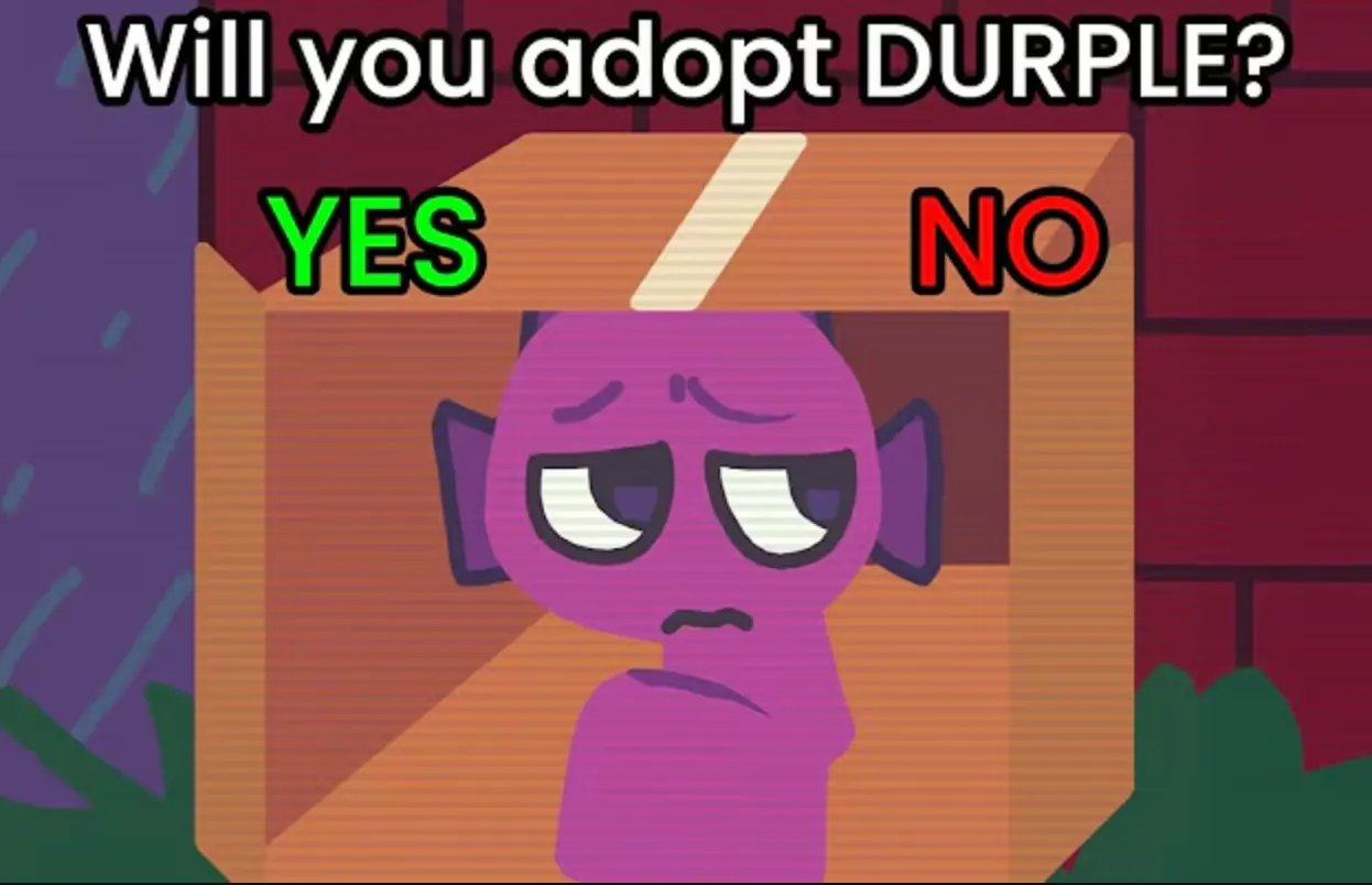 Sprunki - but ADOPT DURPLE