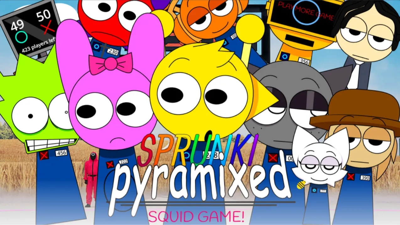 Sprunki Pyramixed But SQUID GAME