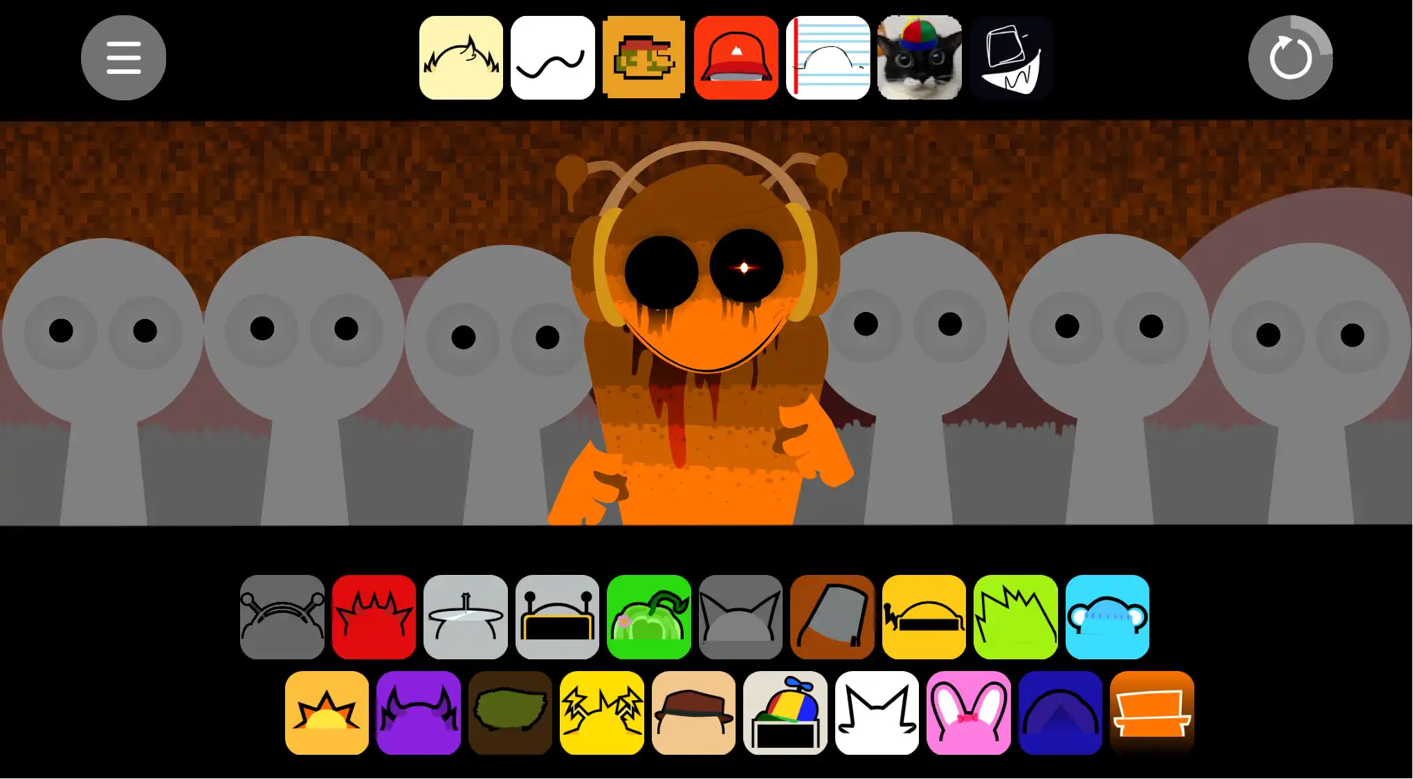 Sprunki Shifted Retake - Juega al juego musical con fallos en línea